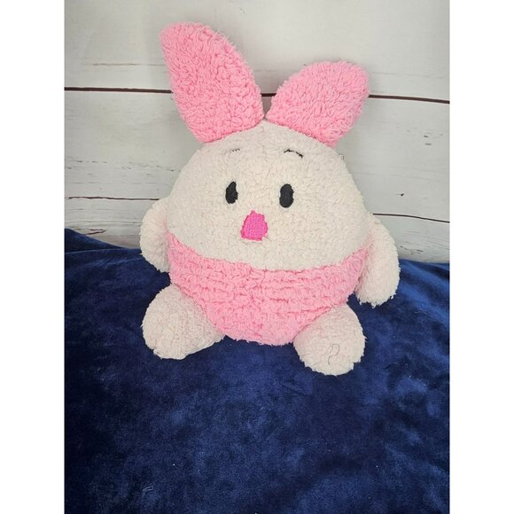 Disney Parks Pink Round Piglet Plush Fuzzy Ball Pink Winnie‎ The Pooh - Picture 2 of 6